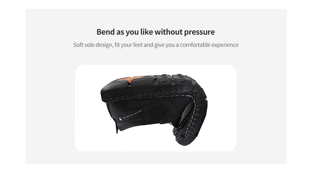 Men's Casual Fashion Hand-stitched Sole Large Size Shoes - 9966 Card 47